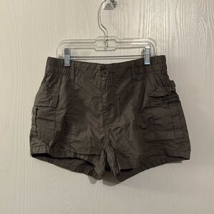 Women's Casual Grey Cargo Shorts